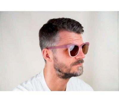 Occhiali da Sole Wayfarer Polarizzati Adulto Mauve Rose Ombre