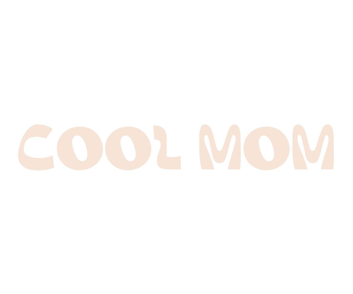 Bolsa Mostarda com design Cool Mom 