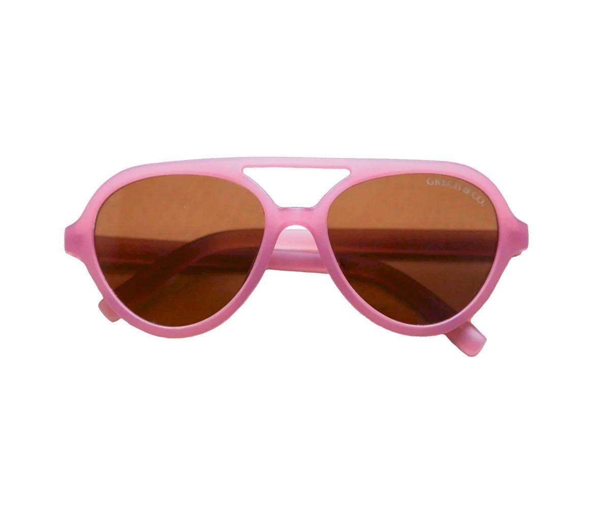 Lunettes de soleil aviateur polarises mauve rose (9-14 ans) 