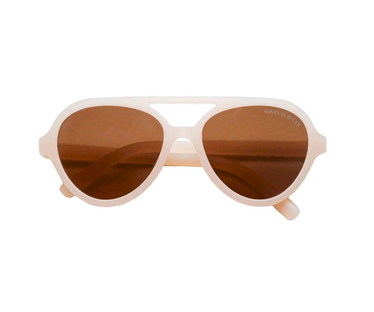 Lunettes de soleil aviateur polarises Creamy White  (9-14 ans) 