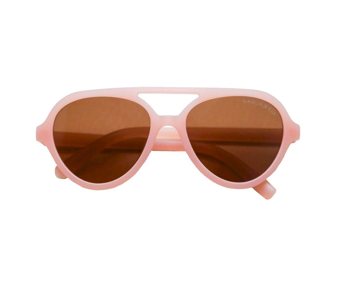 Lunettes De Soleil Aviateur Polarisées Coral Rouge (9-14 Ans)