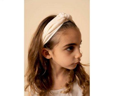 Fascia Capelli Top Knot  Creamy White