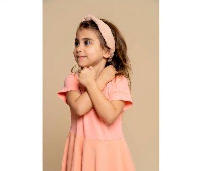 Fascia Capelli Top Knot  Coral Rouge