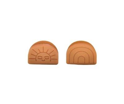 2 Pinze Capelli Rainbow Sun Sienna