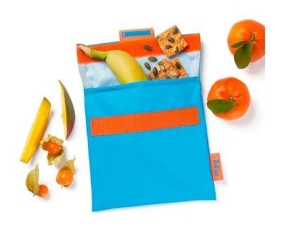 Porta Alimentos Snack'n'Go Flor Azul