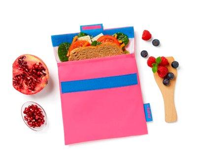 Porta sanduche rosa Snack\'n\'Go Fluor