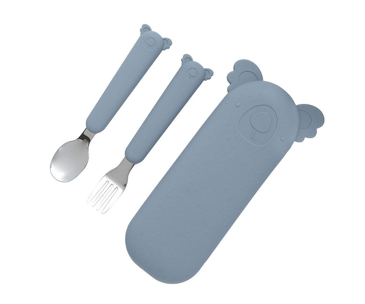 Set de Cubiertos Koala Zoe Storm Grey