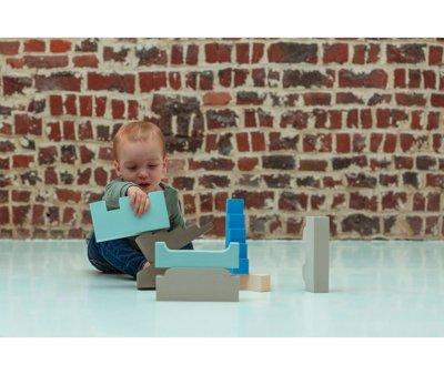 Puzzle Blocks Sky Gomma Eva 11 pezzi