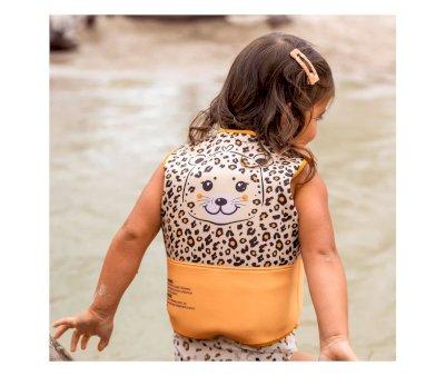 Giacca Galleggiante Leopard Beige 3-6 anni