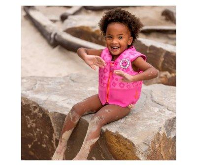 Chaleco de Flotacin Leopard Pink 4-6 aos