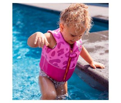 Chaleco de Flotacin Leopard Pink 4-6 aos
