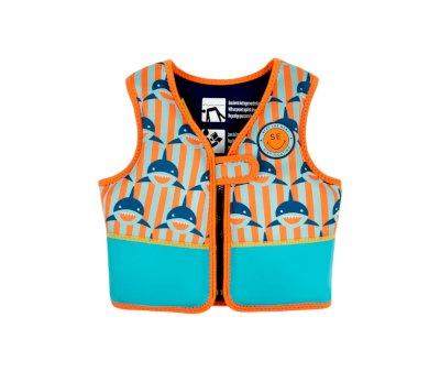 Colete Flutuador  Shark 4-6 anos