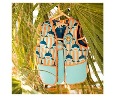 Colete Flutuador  Shark 4-6 anos