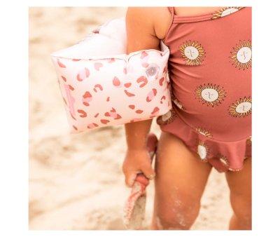 Braccioli Gonfiabili Leopard Old Pink 2-6 anni