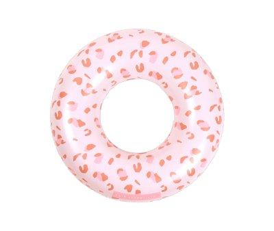 Ciambella Gonfiabile Leopard Old Pink