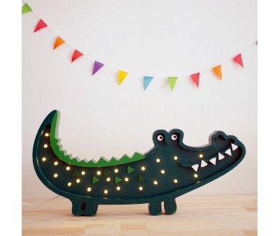 Mini lmpada militar Crocodilo verde