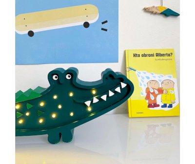 Mini lmpada militar Crocodilo verde