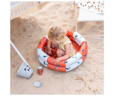 Piscina Baby Whale Red/White