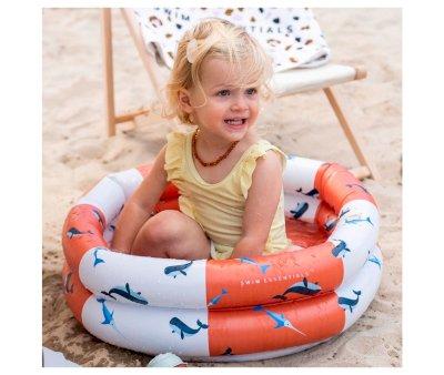 Piscina Baby Whale Red/White