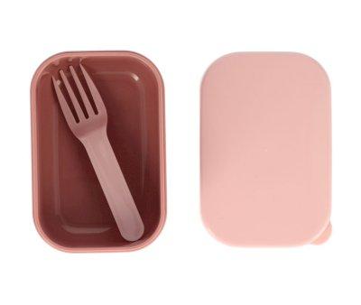 Lunch Box Bento Leaves Pink