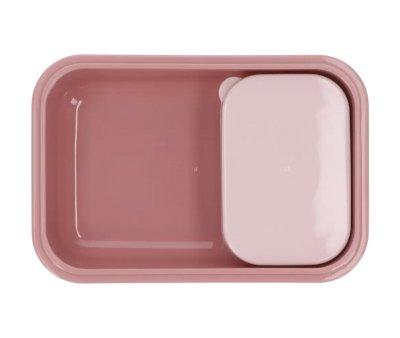 Lunch Box Bento Leaves Pink