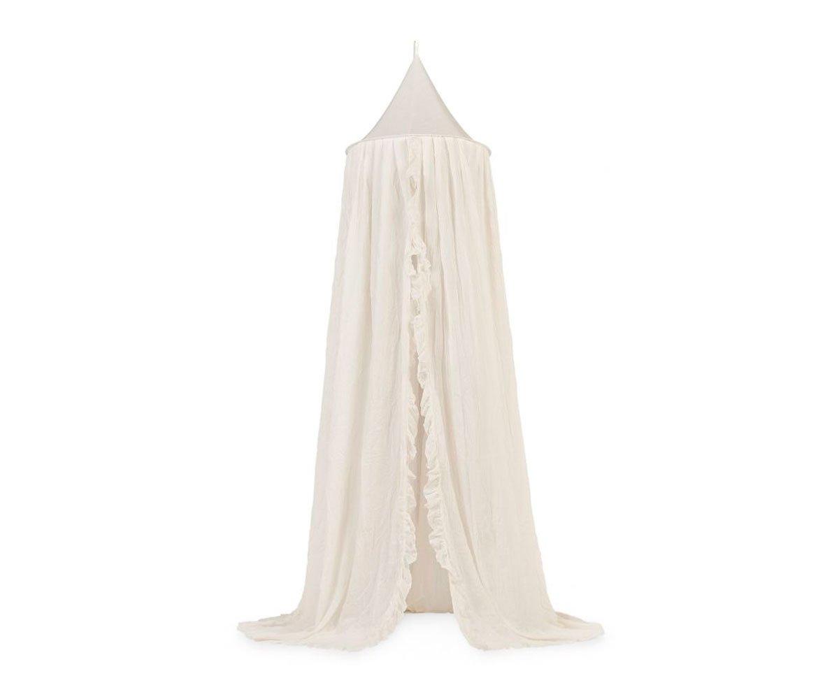 Dossel Vintage Ruffle Ivory Canopy