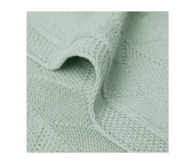 Copertina Shell Knit Sea Foam GOTS 100x150cm