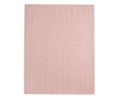 Manta Arrullo Shell Knit Wild Rose GOTS 100x150 cm