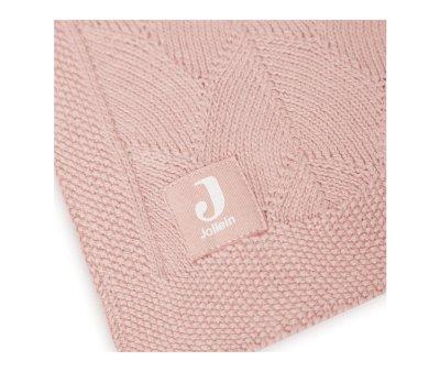 Manta Arrullo Shell Knit Wild Rose GOTS 100x150 cm