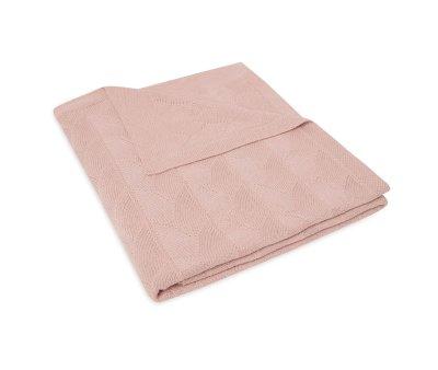 Manta Arrullo Shell Knit Wild Rose GOTS 100x150 cm