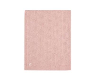 Manta Arrullo Shell Knit Wild Rose GOTS