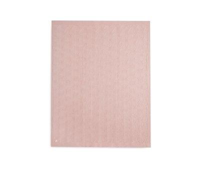 Manta Arrullo Shell Knit Wild Rose GOTS