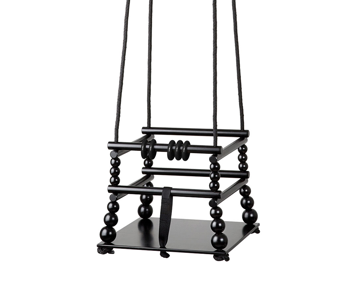 Columpio de Madera Negro