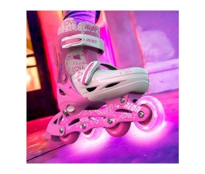 Pattini Combo Neon Pink T.34-38 Yvolution