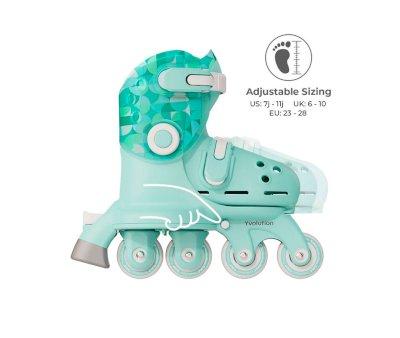 Patins Twista Green T.24-28 Evolution