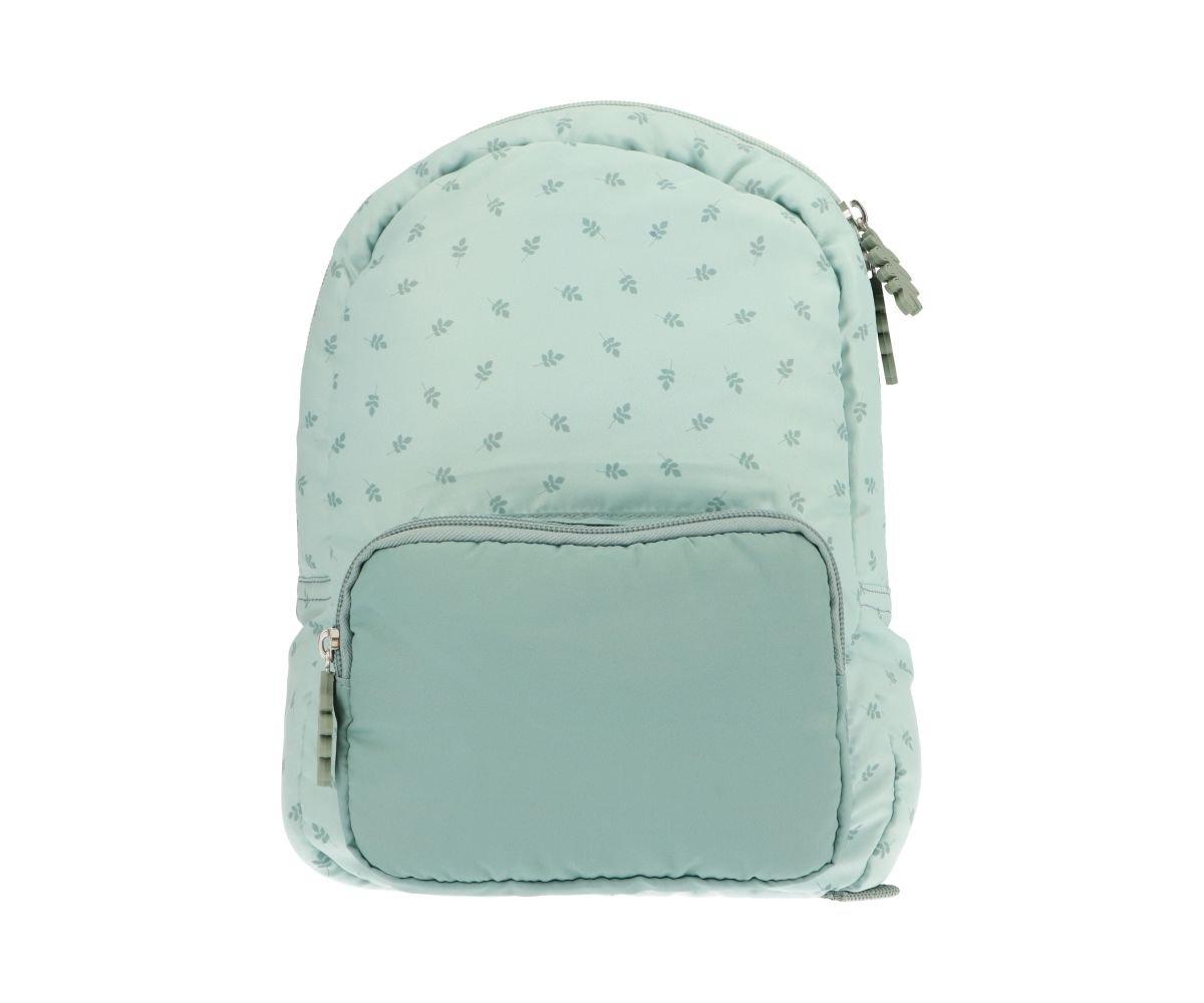 Mochila infantil acolchoada Leaves Sage Personalizvel