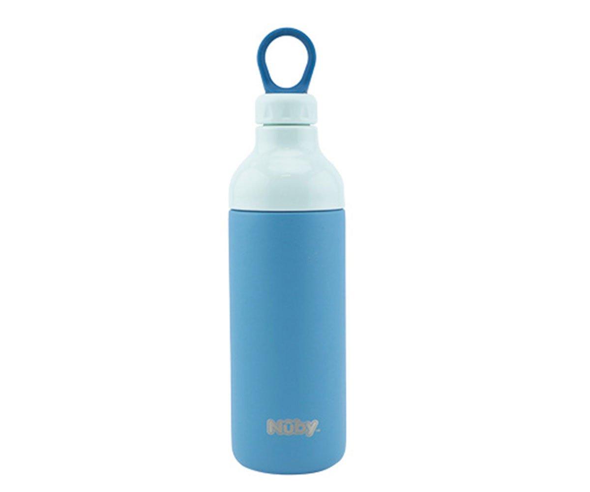 Bouteille en acier inoxydable bleu de 600 ml