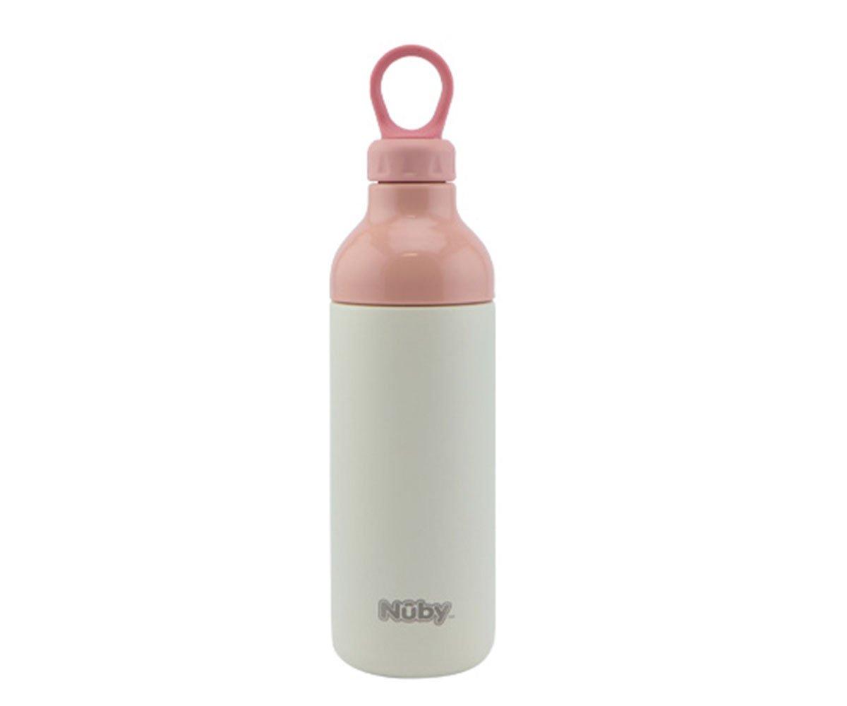 Bouteille en acier inoxydable rose de 600 ml 