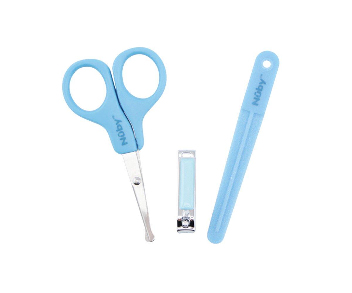 Set de manucure volutif bleu 