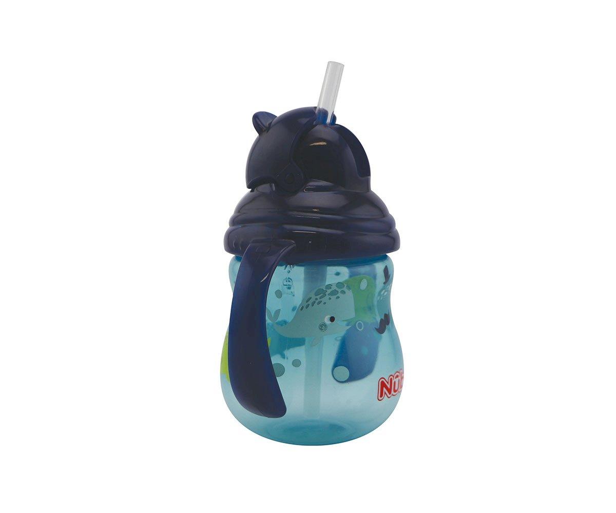 Copo Anti-gotejamento Flip-it Blue Straw 270ml