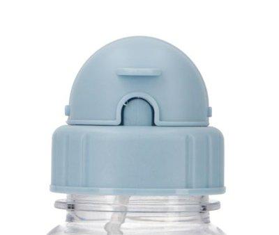 Tapa para Botella Plstico Leaves Blue Personalizable
