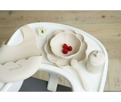 Vajilla 4 Piezas Little Poppy Cream