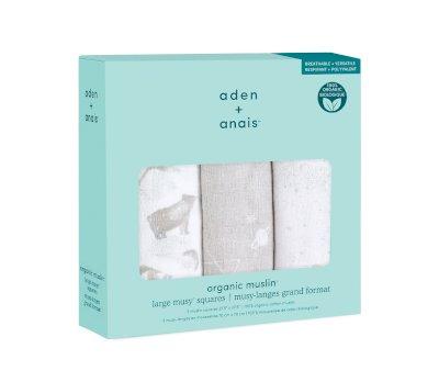 Pack 3 Teli Multiuso Musy Aden+Anais Organic Map The Stars