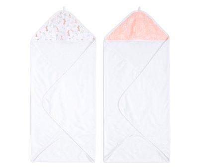 2 Capas de Banho Classic Blushing Bunnies Aden+Anais
