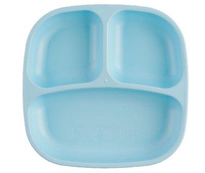 Plato Compartimentos Replay Azul Hielo