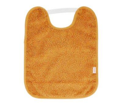 Plasticized Towel Bib with Ocher Elastic