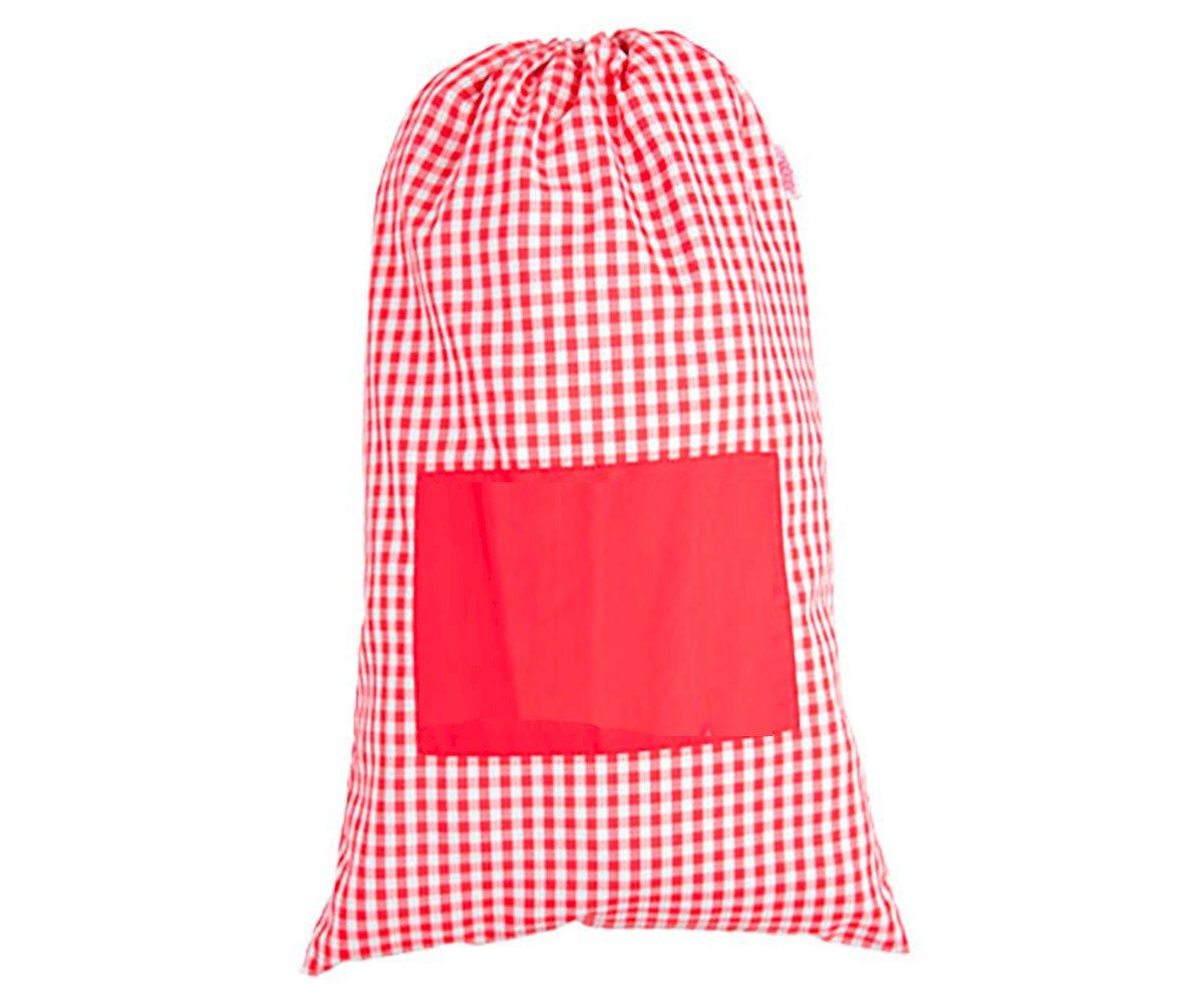 Bolsa Para Muda De Roupa Personalizada Vichy Vermelho