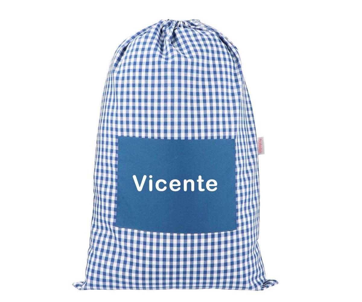 Bolsa Muda Vichy Azul Escuro - Personalizado