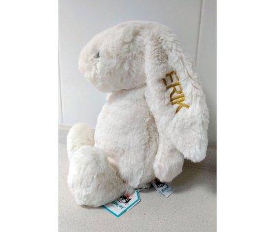 Conejito Suave Mediano Bashful Crema Personalizable