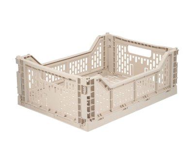 Cesta Pieghevole Monnka Midi Ivory